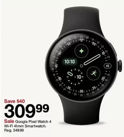 Pixel Watch 4 Wi-Fi 41mm Smartwatch