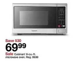 Cuisinart - 11-cu.-ft. microwave oven