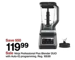 Ninja - Professional Plus Blender DUO with Auto-IQ programming