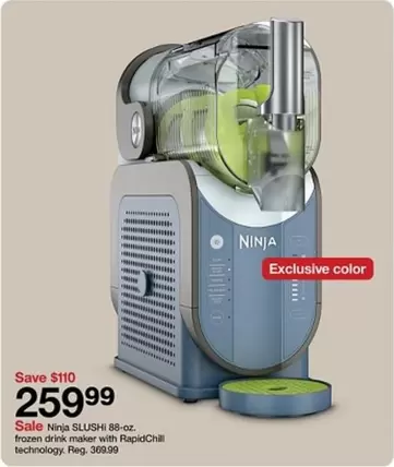 Ninja -  SLUSH 88-oz. frozen drink maker
