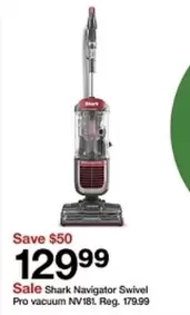 Shark - Navigator Swivel Pro vacuum NV181