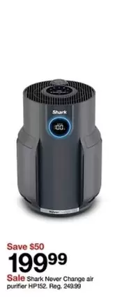 Shark -  Never Change air purifier HP152
