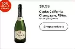 Cook's -  California Champagne