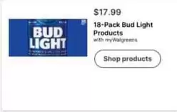 Bud Light - 18-Pack Products