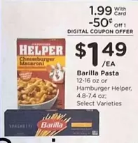 Barilla - Cheeseburger Macaroni or Hamburger Helper