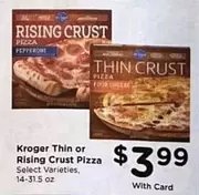 Thin or Rising Crust Pizza