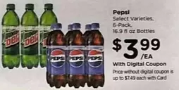 Pepsi - Select Varieties, 16.9 fl oz Bottles