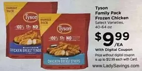 Tyson - Family Pack Frozen Chicken