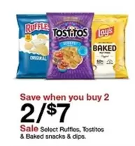 Lay's - Ruffles, Tostitos Scoops!, Baked Snacks & Dips