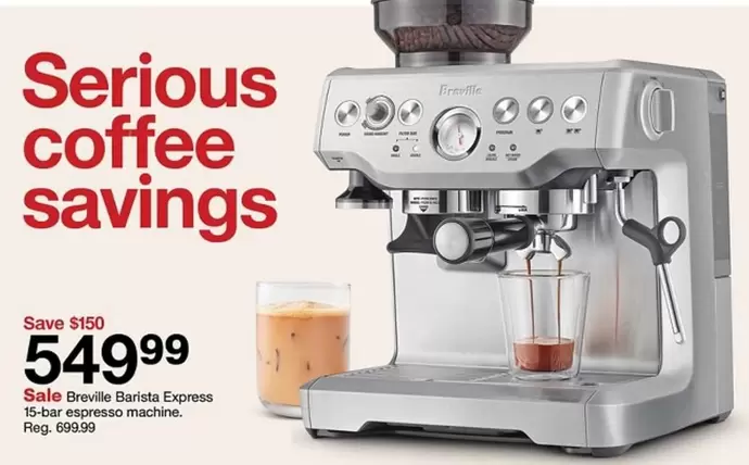 Breville Barista Express 15-bar espresso machine