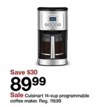 Cuisinart - 14-cup programmable coffee maker