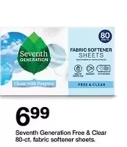 Seventh Generation - Fabric Softener Sheets