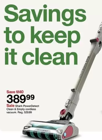 Shark -  PowerDetect Clean & Empty cordless vacuum
