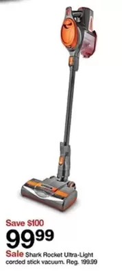 Shark -  Rocket Ultra-Light corded stick vacuum