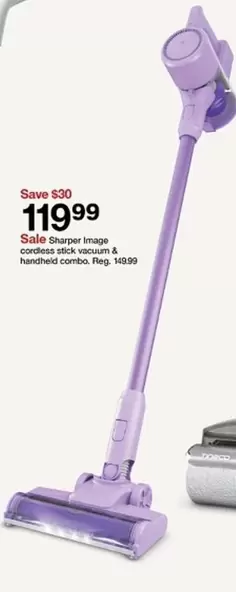 cordless stick vacuum & handheld combo