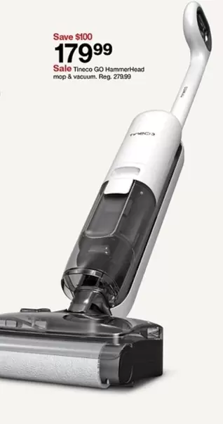 Tineco GO Hammerhead mop & vacuum