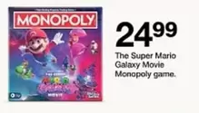 The Super Mario Galaxy Movie Monopoly game