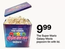 The Super Mario Galaxy Movie popcorn tin