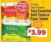 fiora - Bath Tissue or Paper Towels