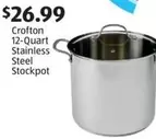 12-Quart Stainless Steel Stockpot