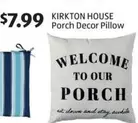 Porch Decor Pillow