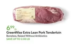 Extra Lean Pork Tenderloin