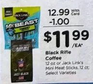 Jack Link's - Black Rifle Coffee or  Mini Meat Sticks