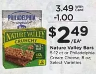Philadelphia - Nature Valley Crunchy Oats & Honey Bars or  Cream Cheese