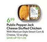 Pepper Jack -  Cheese-Stuffed Chicken With Mexican-Style Street Corn & Cheese