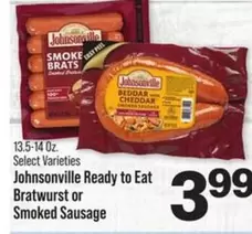 Johnsonville - Ready to Eat Bratwurst or Smoked Sausage