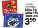 Nabisco - Oreo Cookies or Ritz Toasted Chips