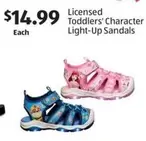 Licensed Toddlers' Character Light-Up Sandals