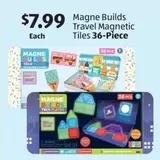 Builds Travel Magnetic Tiles 36-Piece