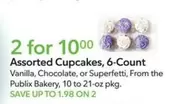 Assorted Cupcakes, 6-Count
