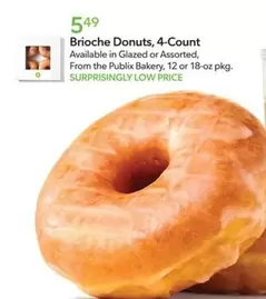 Brioche Donuts, 4-Count
