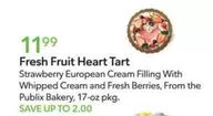Fresh Fruit Heart Tart