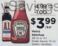 Heinz - Ketchup or Steak Sauce