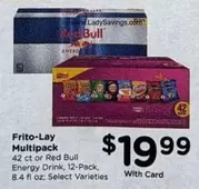 Red Bull - Frito-Lay Multipack or  Energy Drink