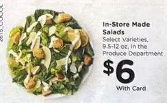 In-Store Made Salads
