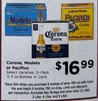Modelo - Corona,  or Pacifico