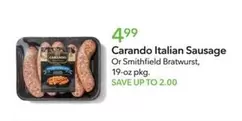 Carando - Italian Sausage Or Bratwurst