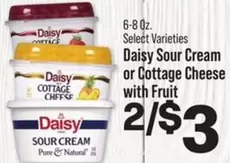 Daisy - Sour Cream or Cottage Cheese with Fruit