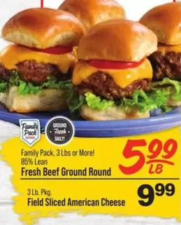 Fresh Beef Ground Round