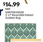 5' x 7' Reversible Indoor/Outdoor Rug