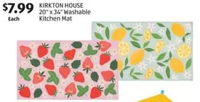 20" x 34" Washable Kitchen Mat