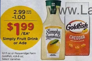 Pepperidge - Fruit Drink or Ade