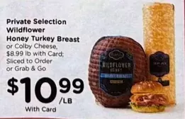 Honey Turkey Breast or Colby Cheese