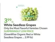 White Seedless Grapes