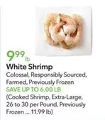 Frozen - White Shrimp