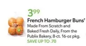 French Hamburger Buns